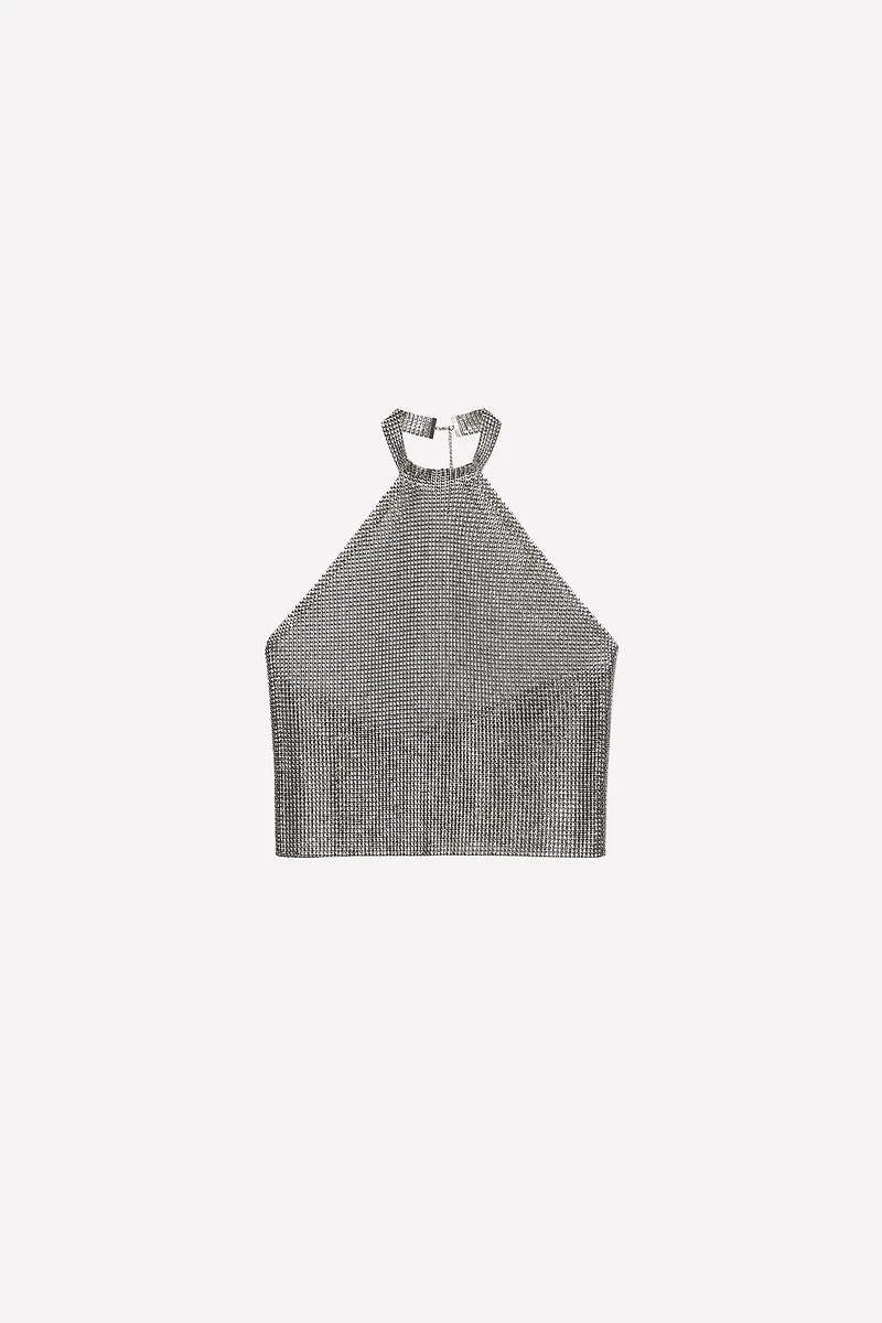MESH HALTER TOP LUDOVIC DE SAINT SERNIN x ZARA