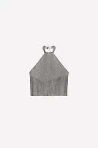 MESH HALTER TOP LUDOVIC DE SAINT SERNIN x ZARA