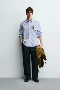 TEXTURED OXFORD SHIRT