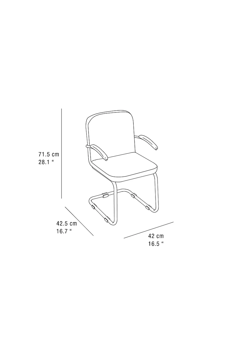 VINTAGE CHROME KIDS CHAIR
