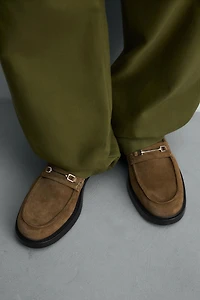LEATHER PENNY LOAFERS