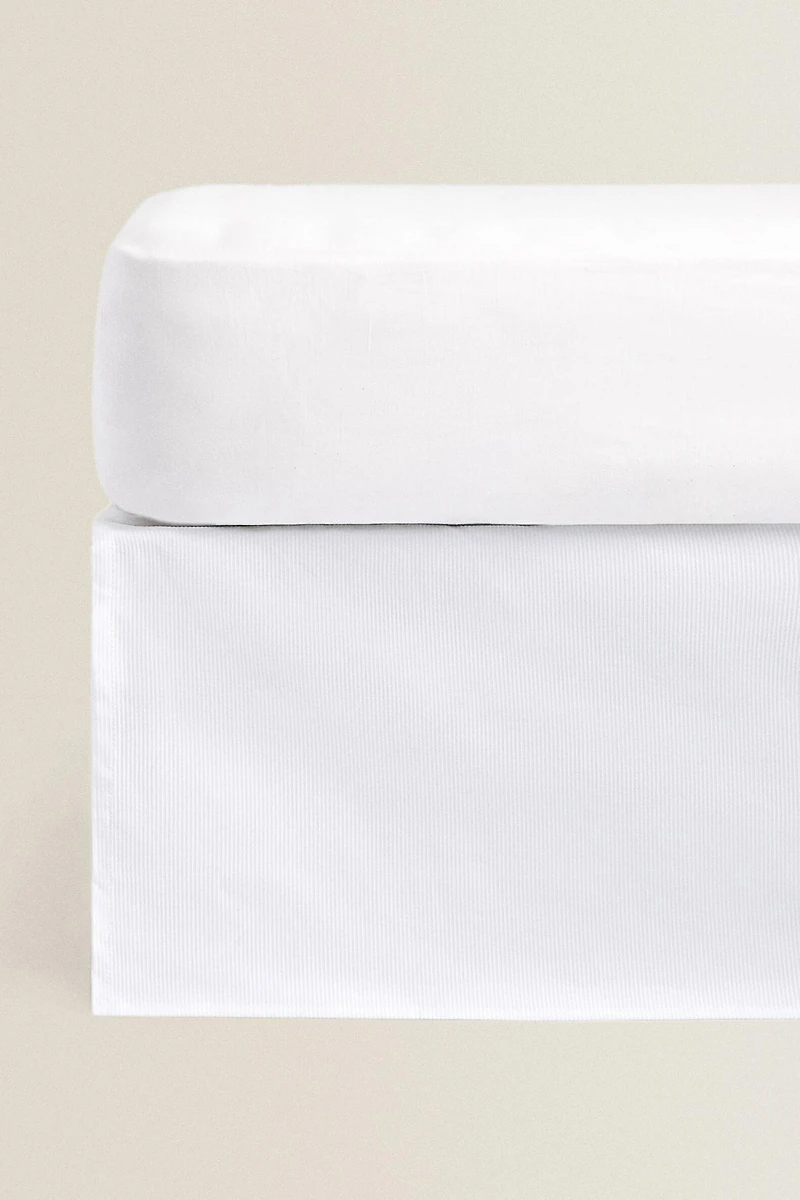 RIBBED BEDSKIRT