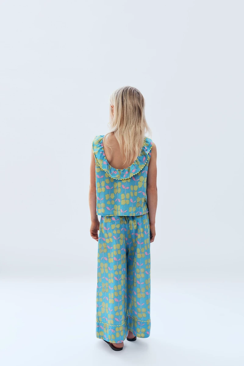 2-14 YEARS / LIMITED EDITION FLORAL PRINT CULOTTES