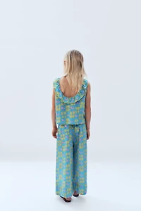 2-14 YEARS / LIMITED EDITION FLORAL PRINT CULOTTES