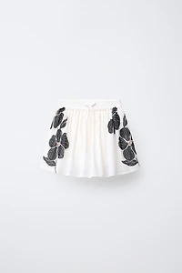 FLORAL PRINT SKORT