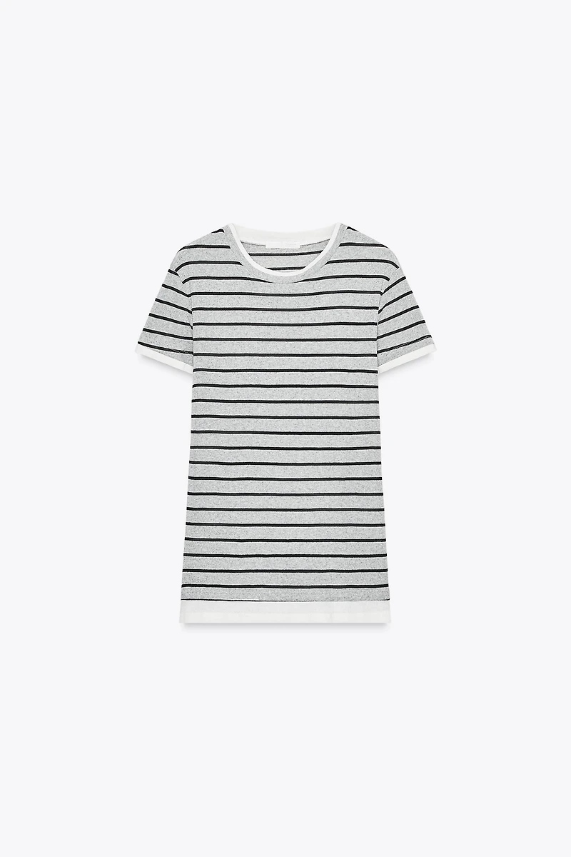 DOUBLE STRIPE T-SHIRT