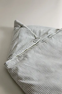STRIPED COTTON CARRYCOT BABY WRAP