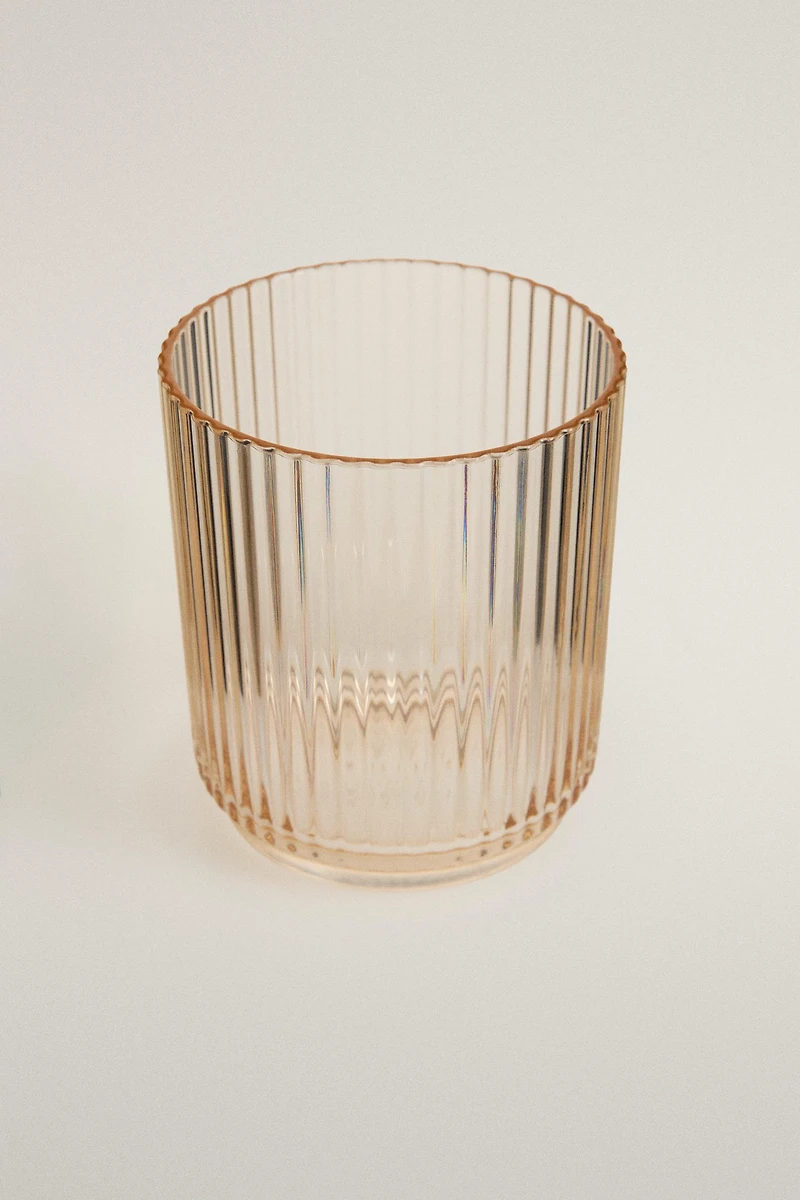 STRIPED ACRYLIC TUMBLER