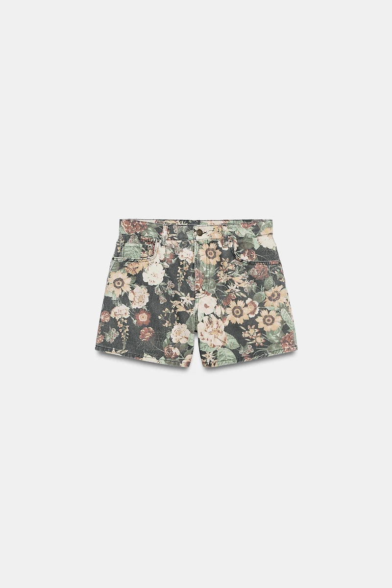 ZW COLLECTION FLORAL PRINT SHORTS