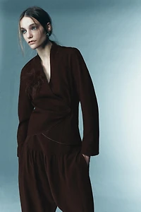 DRAPED FEATHER LIMITED EDITION SHIRT