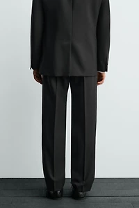 PANTALON DE COSTUME SMOKING EN LAINE AARON LEVINE X ZARA