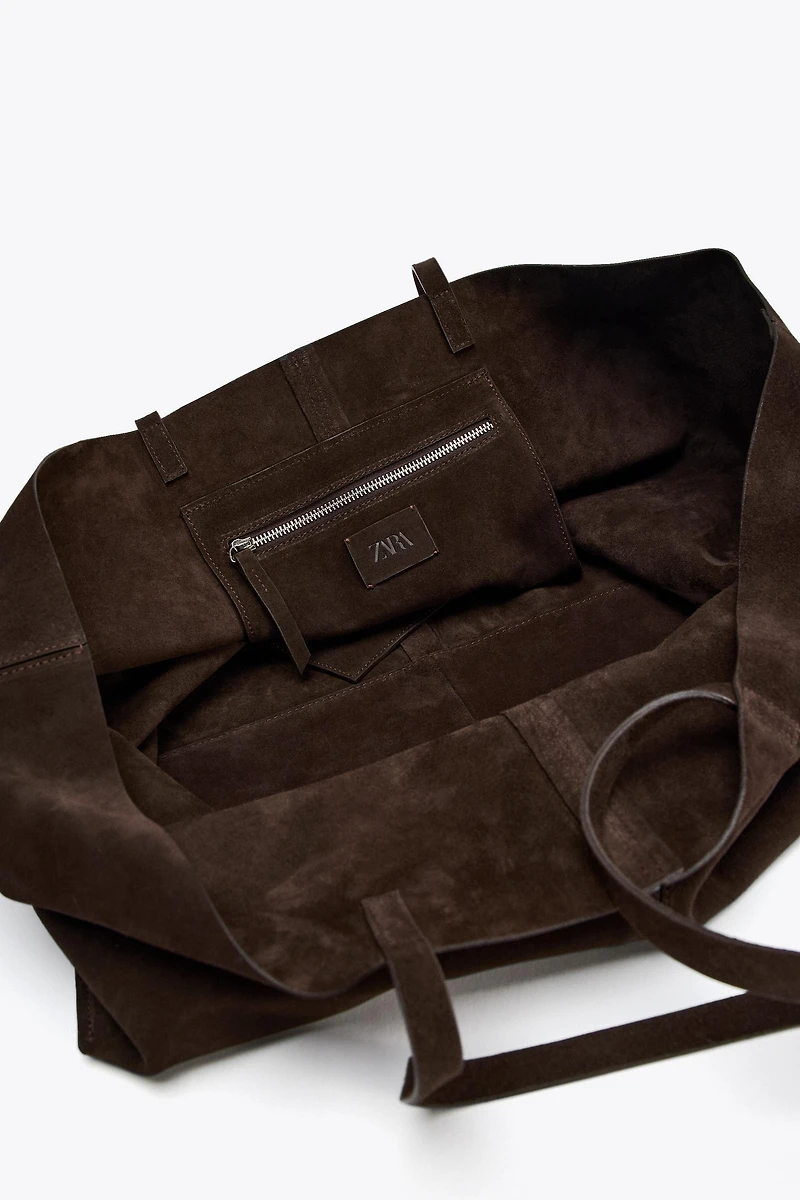 MAXI SUEDE SHOPPER