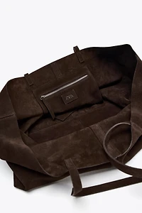 MAXI SUEDE SHOPPER