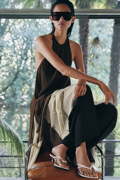 LEATHER SANDALS WITH DETAIL