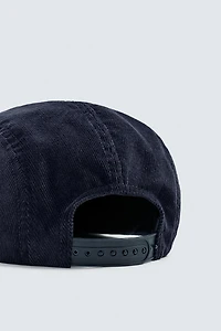 CORDUROY EMBROIDERED CAP