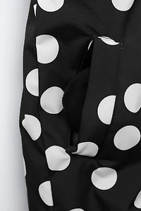 WATER-RESISTANT AND WINDPROOF POLKA DOT OVERALLS