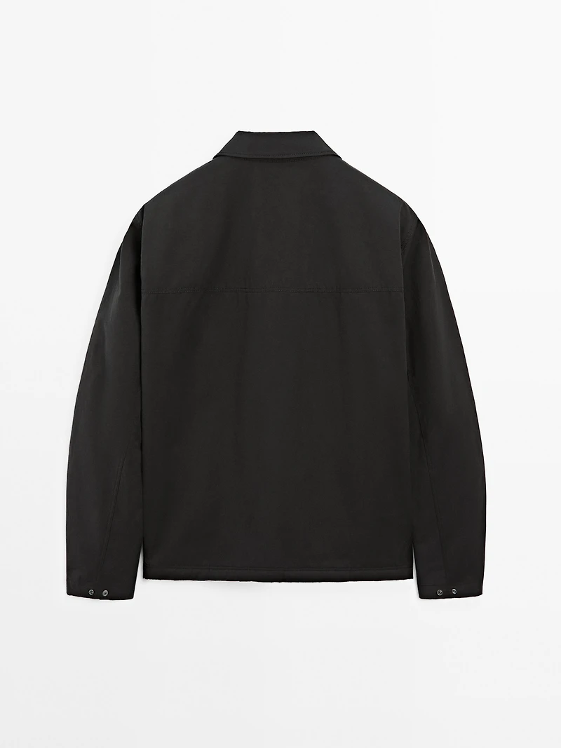 Water-repellent toggle jacket