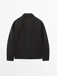 Water-repellent toggle jacket