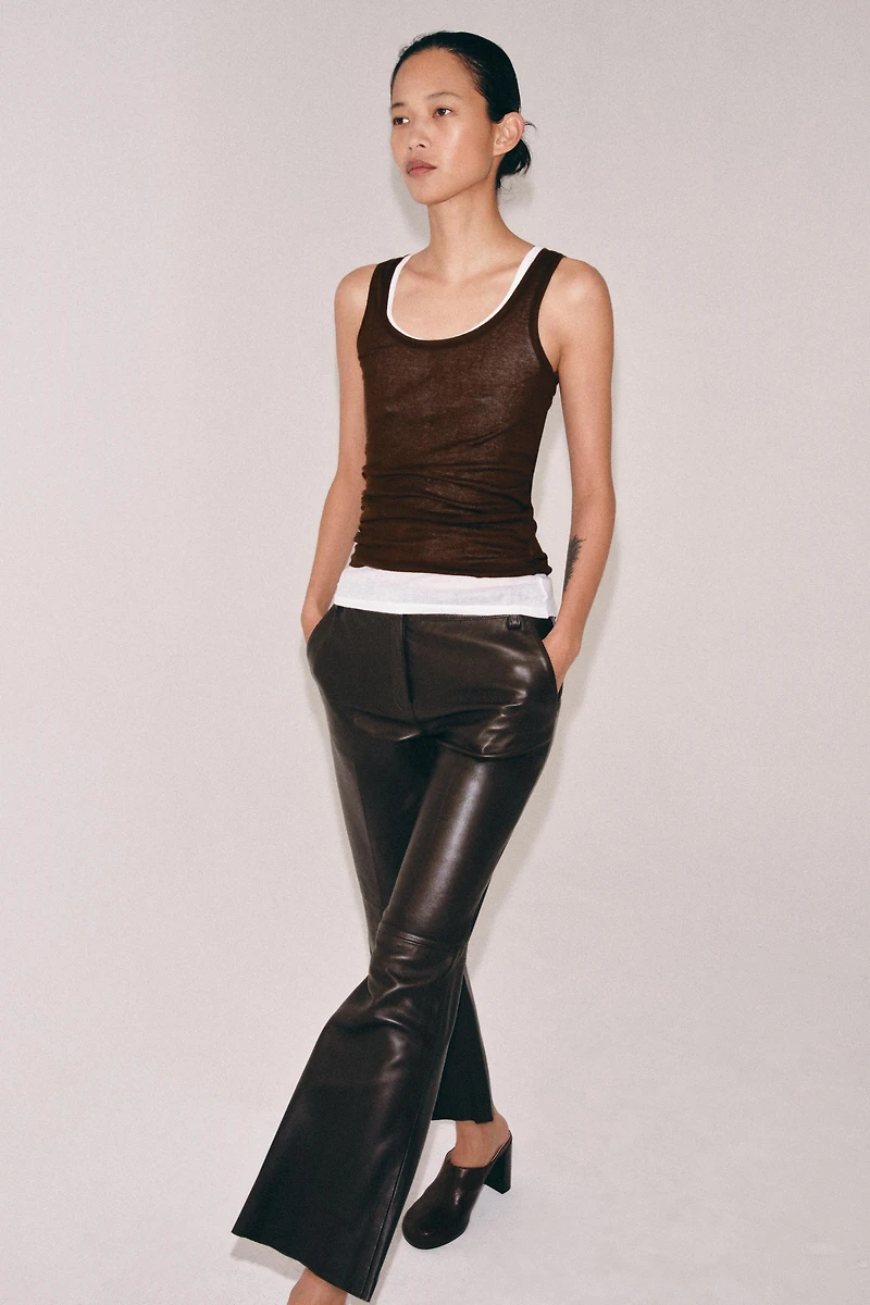 COTTON SLEEVELESS TOP