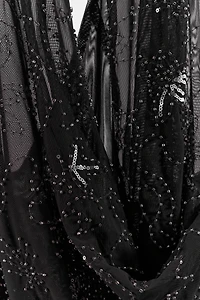 EMBROIDERED BEADED HALTER TOP