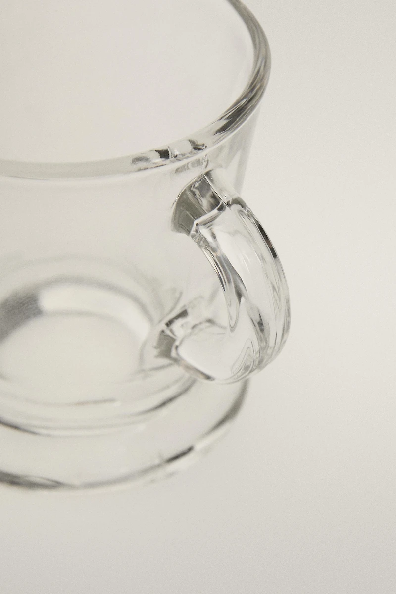 TRANSPARENT GLASS ESPRESSO CUP
