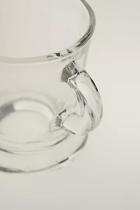 TRANSPARENT GLASS ESPRESSO CUP
