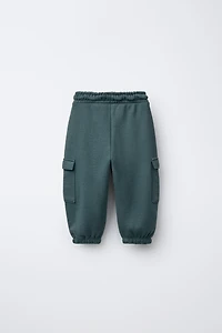 PANTALON DE JOGGING CARGO EN MOLLETON