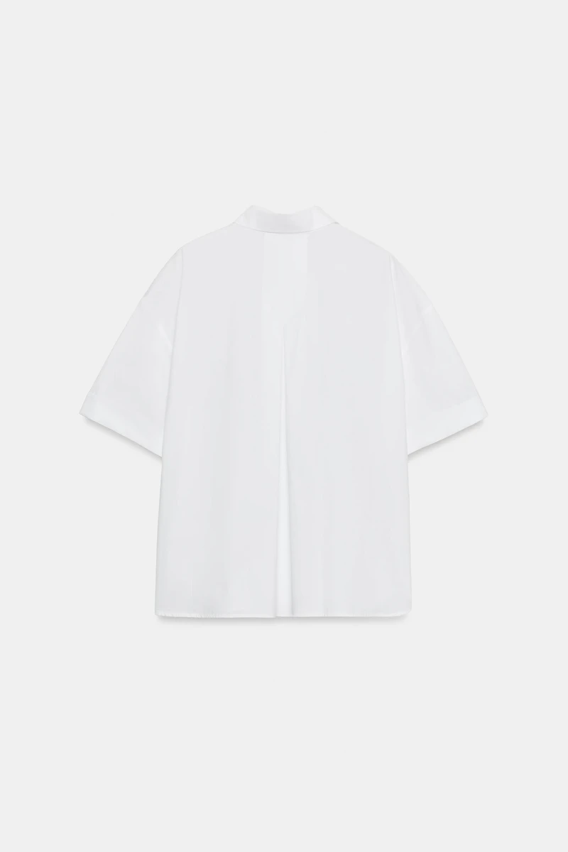 OVERSIZED POPLIN SHIRT