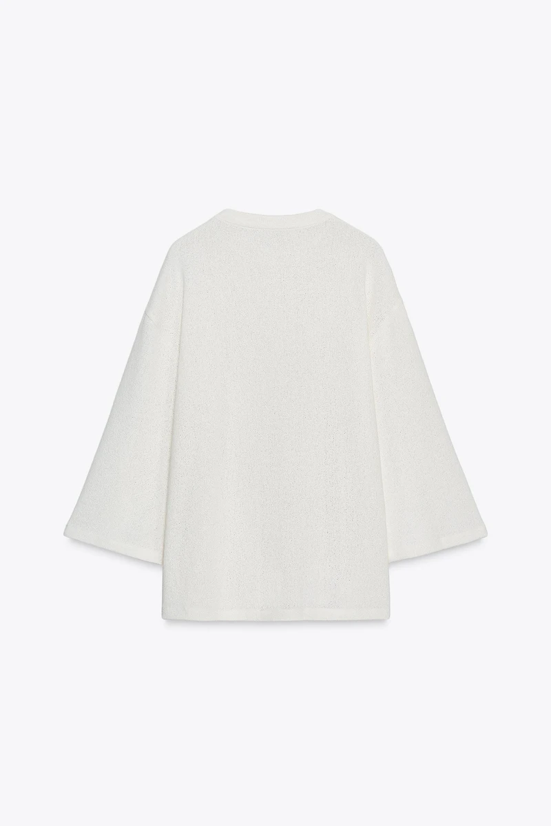 OVERSIZED KNIT T-SHIRT