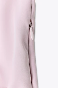 RUCHED MIDI DRESS