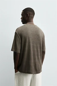 T-SHIRT CHANVRE - VISCOSE