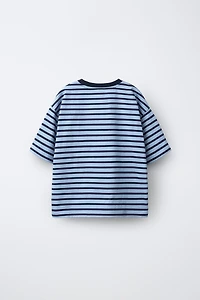 HEAVY WEIGHT STRIPED T-SHIRT