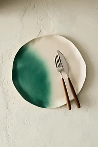 ASSIETTE PLATE GRÈS DÉGRADÉ X COLLAGERIE