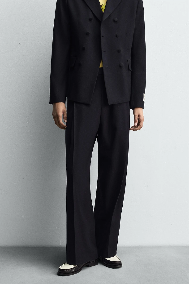 PLEATED SUIT TROUSERS HARRY LAMBERT FOR ZARA X DISNEY