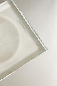 PHOTOPHORE PLAT EN VERRE NON RECYCLABLE
