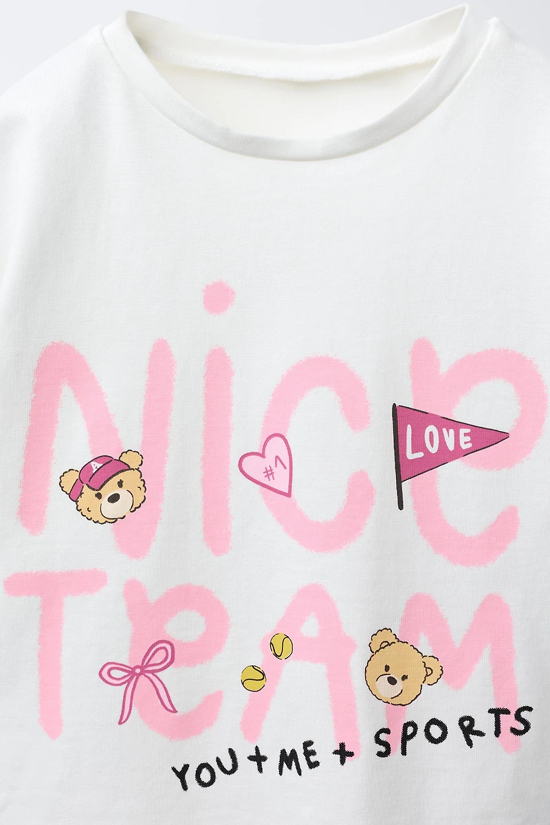 TEXT PRINT T-SHIRT