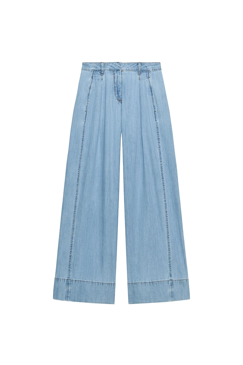 Z1975 HIGH WAISTED WIDE LEG JEANS WITH DARTS