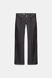 TRF WAXED LOW-RISE JEANS