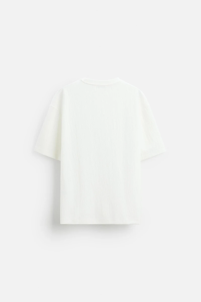 RELAXED FIT STRUCTURED T-SHIRT
