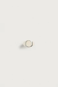 COMBINED STONE SIGNET RING