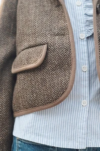 LIMITED EDITION HERRINGBONE WOOL BLAZER