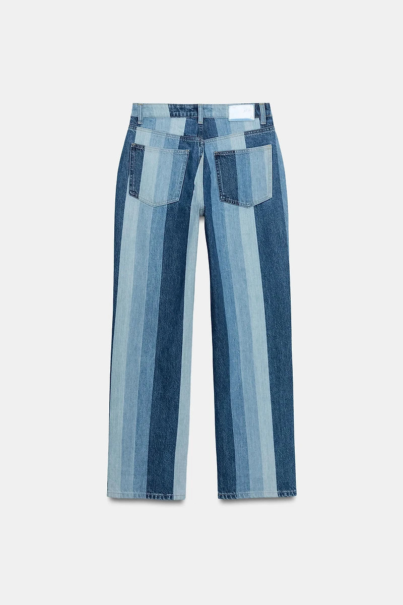 JEAN Z1975 DROIT TAILLE NORMALE À RAYURES