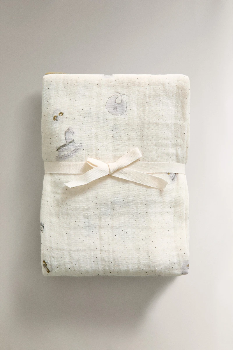 BABY MUSLIN CLOTHS (SET OF 3)