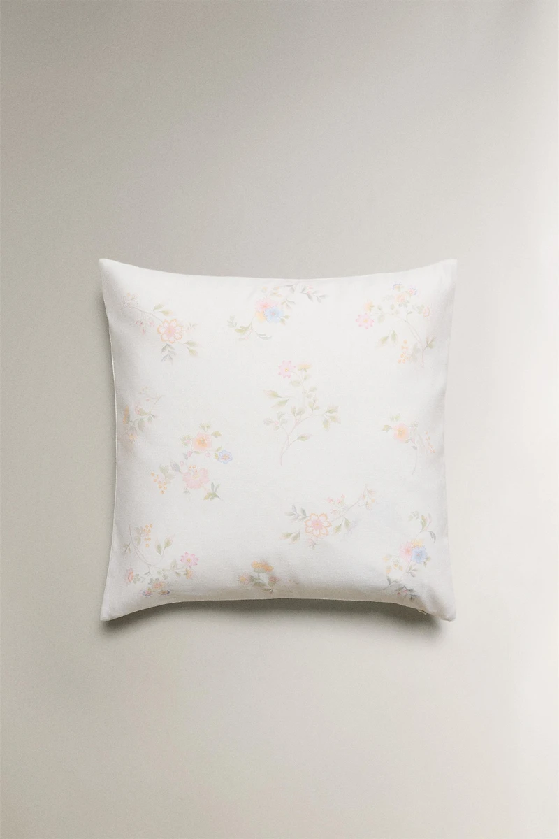 HOUSSE DE COUSSIN IMPRIMÉ FLORAL