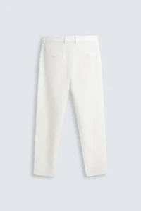 TEXTURED STRETCH PANTS