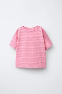 STRIPED RAGLAN SLEEVE T-SHIRT