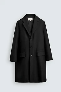 LIGHTWEIGHT 100% WOOL COAT