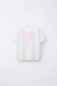 T-SHIRT BRODÉ ET INSCRIPTION