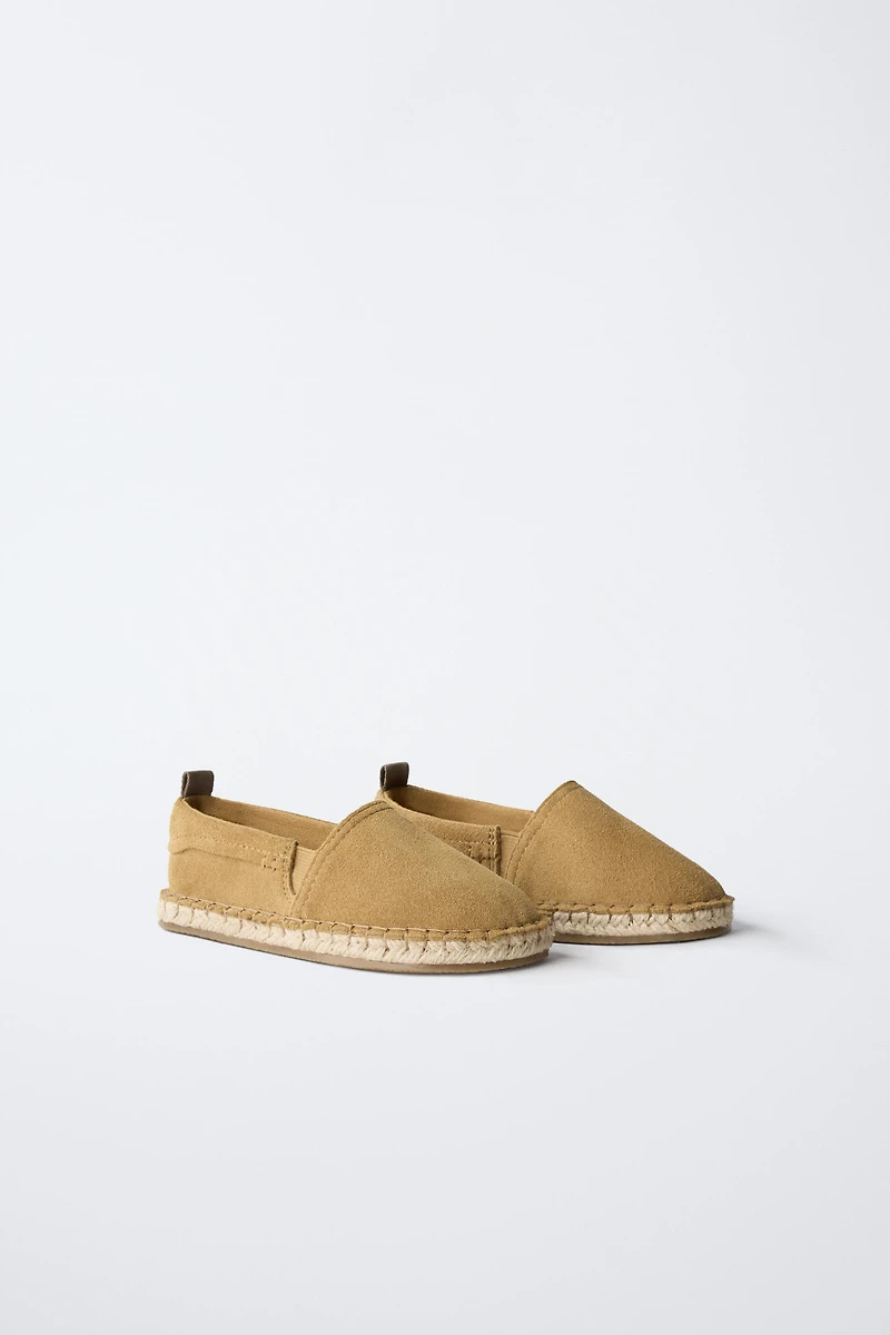 LEATHER ESPADRILLES