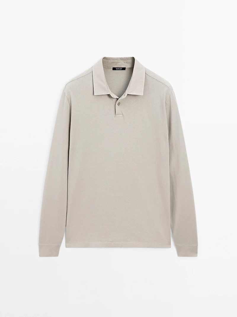 Polo effet usé 100 % coton